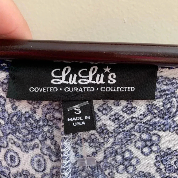 Lulus Mandala Daydream Blue Print Maxi dress - Picture 9 of 9